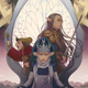 Hup, Ordon, and All-Maudra Mayrin on Dark Crystal: Age of Resistance #1's main cover